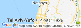 Ra'anana map
